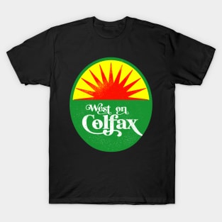 West on Colfax - truck stop sunset T-Shirt